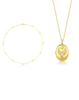 14K Alya Phoenix & Alya La Vida Necklace Set