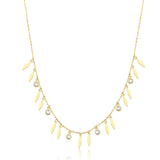 Collar Coralia de oro de 14k