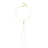 14K Gold Etria Hand Bracelet