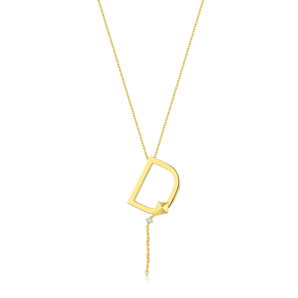 14K Gold Deniz Necklace (Customize)