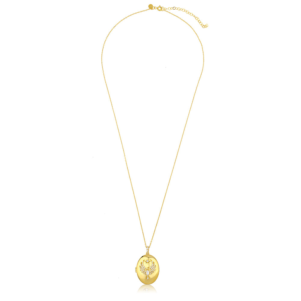14K Alya Phoenix Necklace