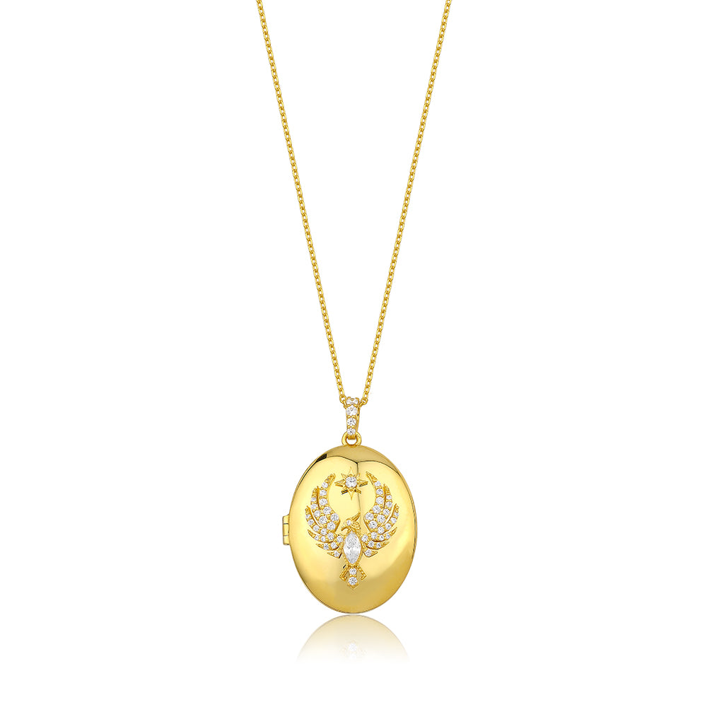 14K Alya Phoenix Necklace
