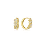 Pendiente Nava de oro de 14k