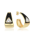 Diva Black Earring