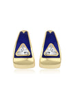 Diva Navy Blue Earring