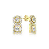 Valeria Duo Round Earring