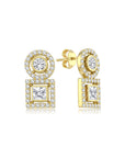 Valeria Duo Round Earring