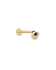 14K Gold Evil Eye Piercing