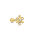 14K Gold Daisy Piercing