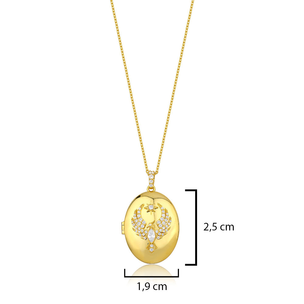 14K Alya Phoenix Necklace