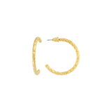 Small Twisted Round Earring