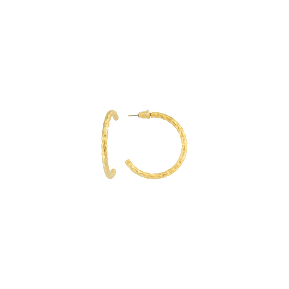 Small Twisted Round Earring
