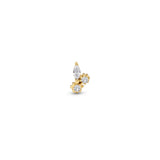 Piercing Flora de oro de 14k