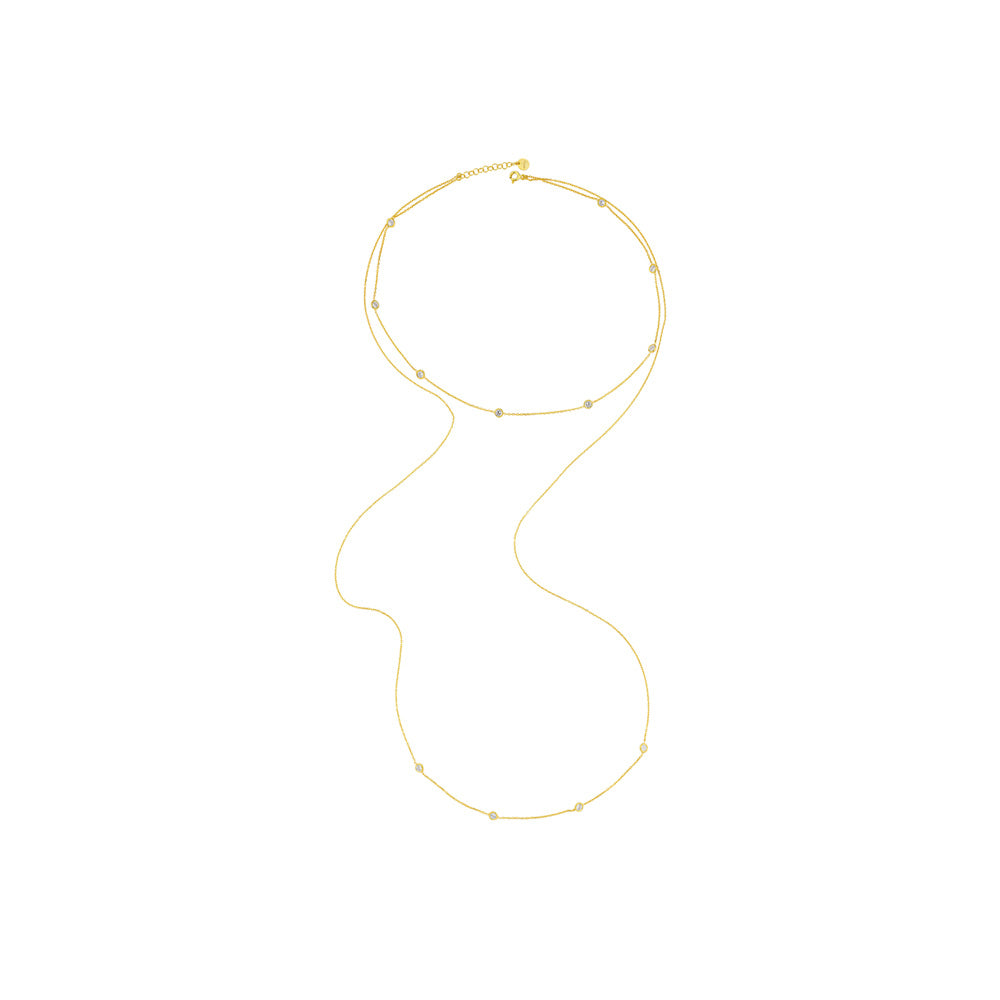 Double Stone Necklace