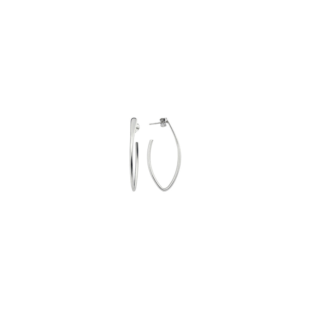 Thin Oval Earring