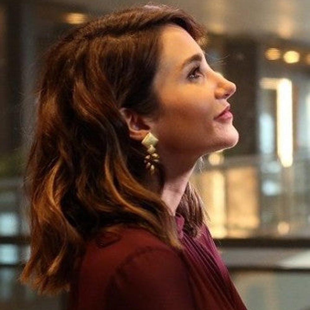 Square Leaf Earring