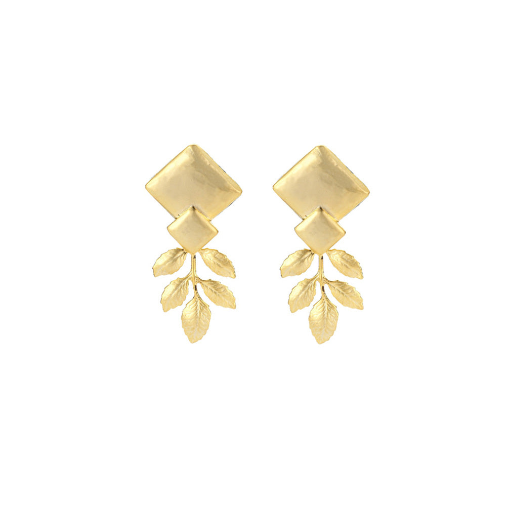 Square Leaf Earring