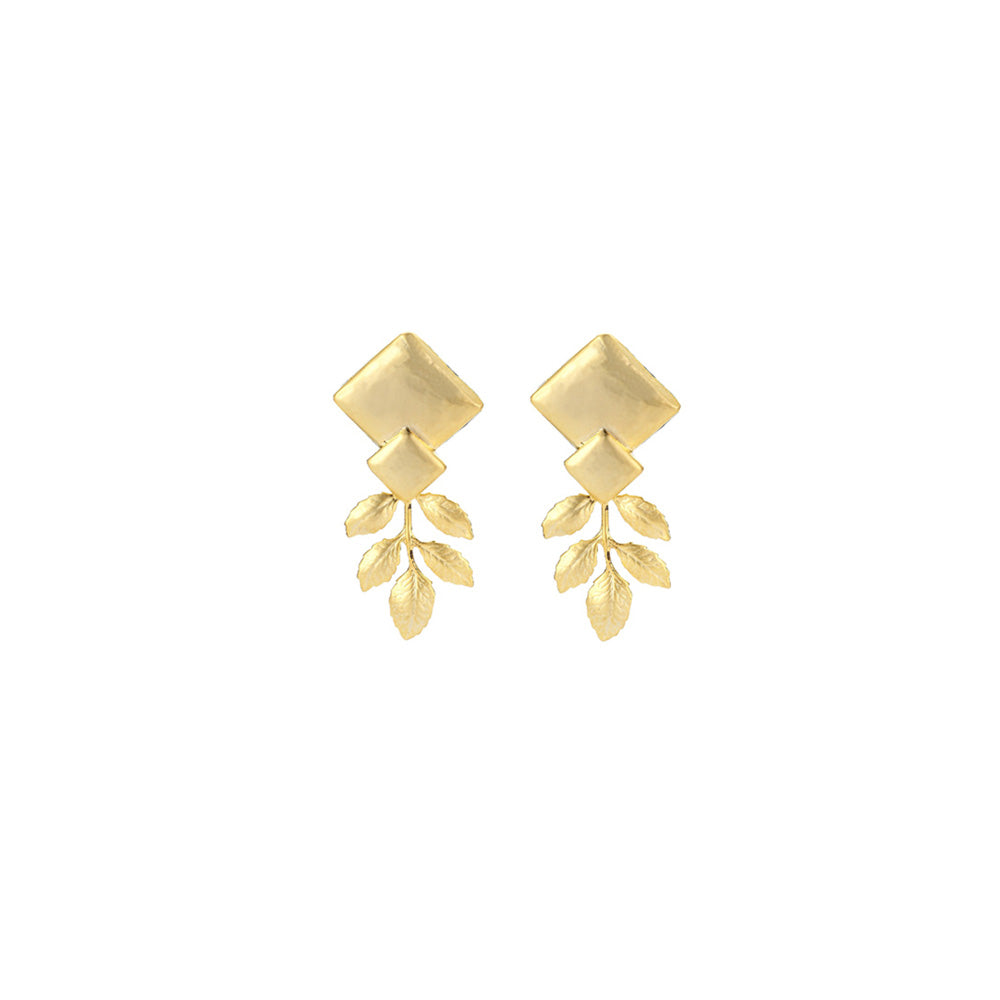 Square Leaf Earring