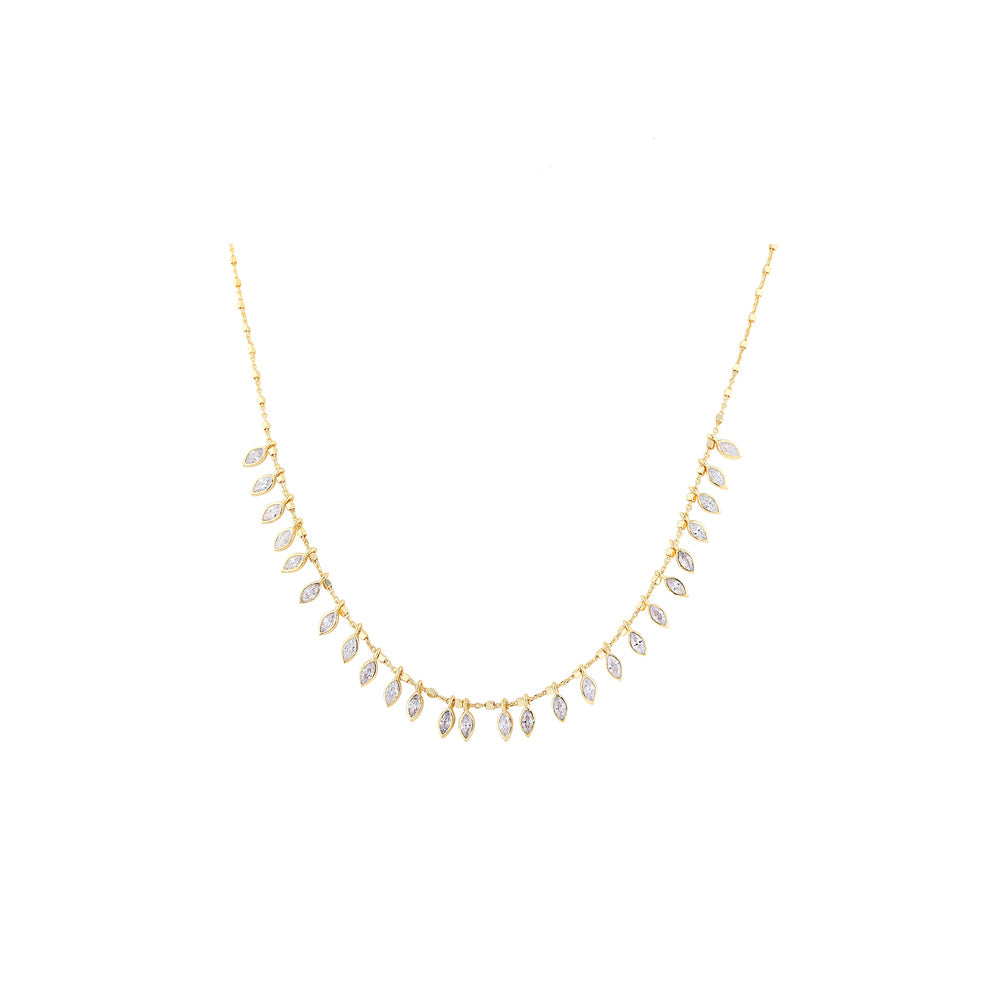 Layer Marquise Necklace