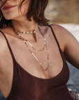 14K Gold Midi Lumina Disc Necklace