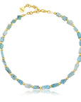 Sky Mist Gold Necklace