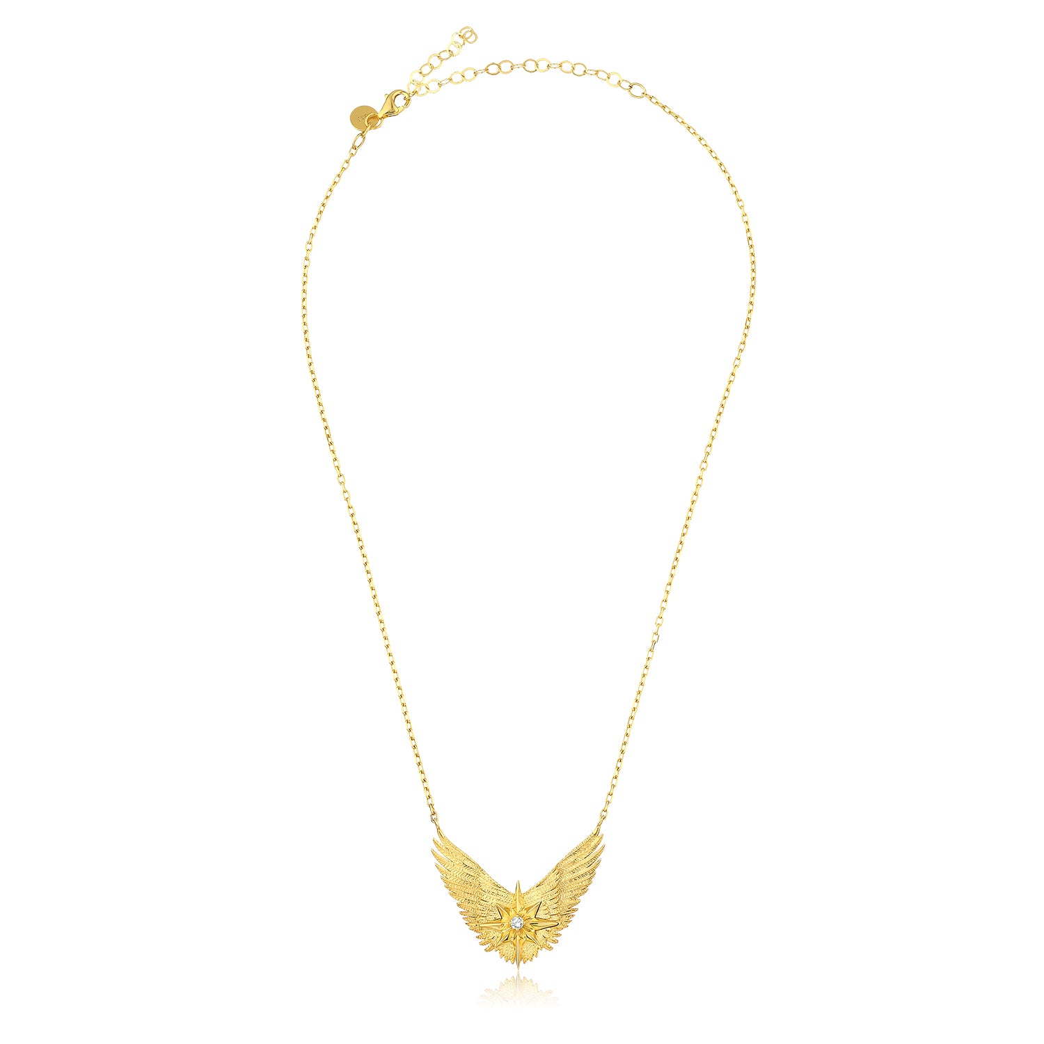 14K Gold Atria Star Necklace