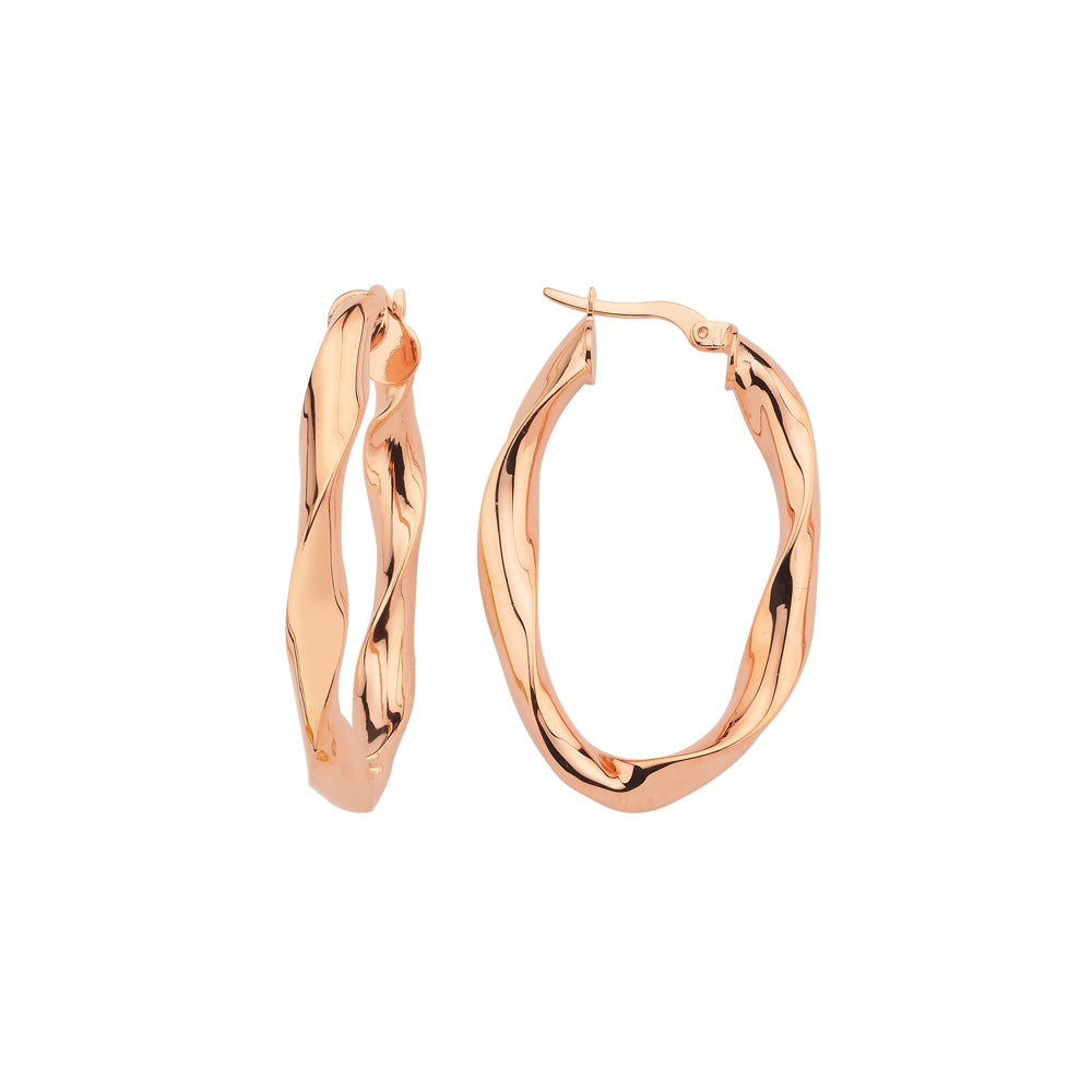 Oval Twirl Earring