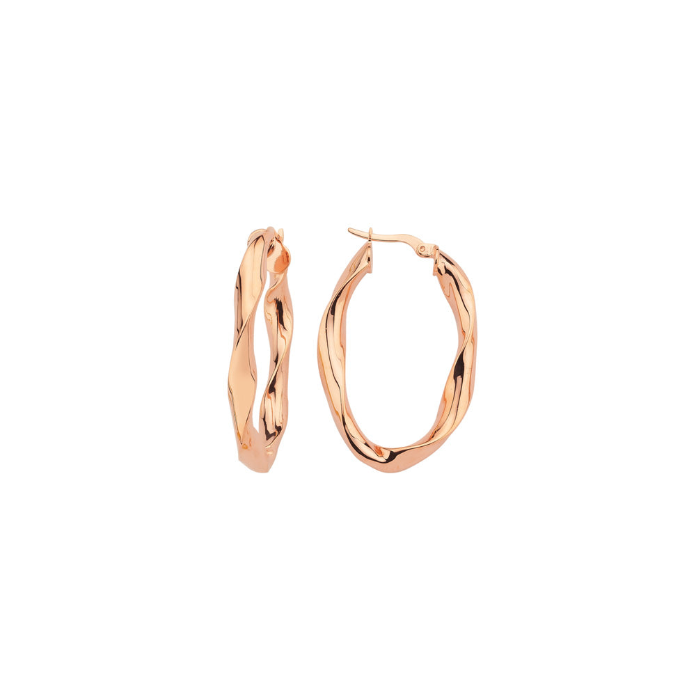 Oval Twirl Earring