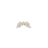 Piercing amuleto de oro de 14k