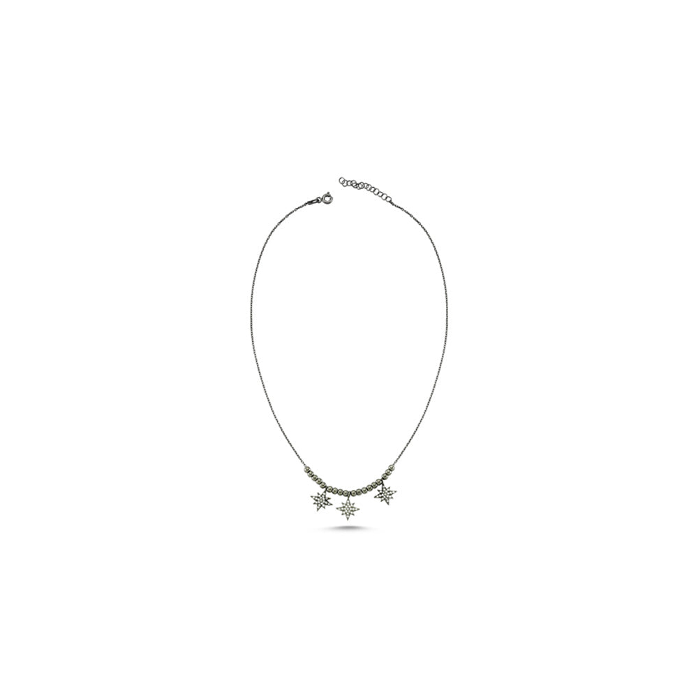 Triple Polar Star Necklace