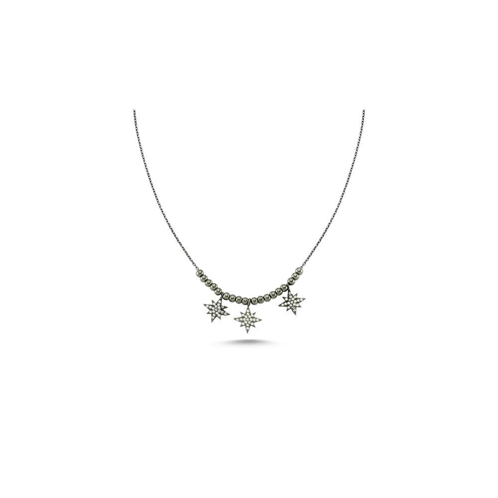 Triple Polar Star Necklace