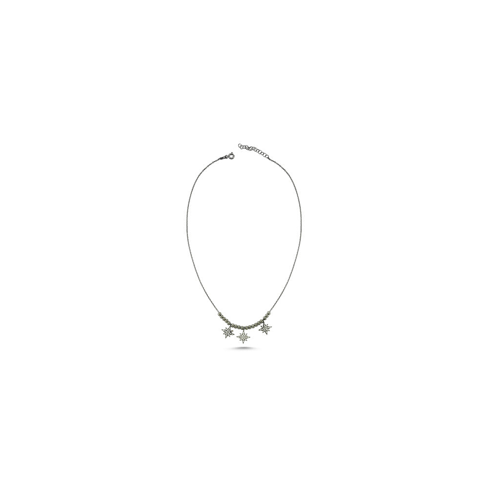 Triple Polar Star Necklace