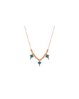 Triple Polar Star Necklace