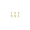 Triple Star Earring
