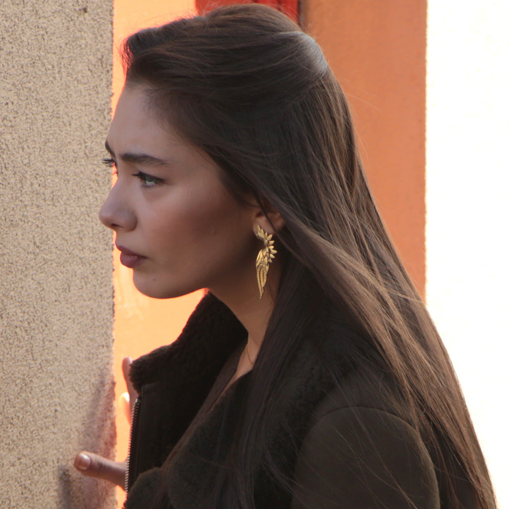 Long Wing Earring