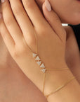 Violet Hand Bracelet