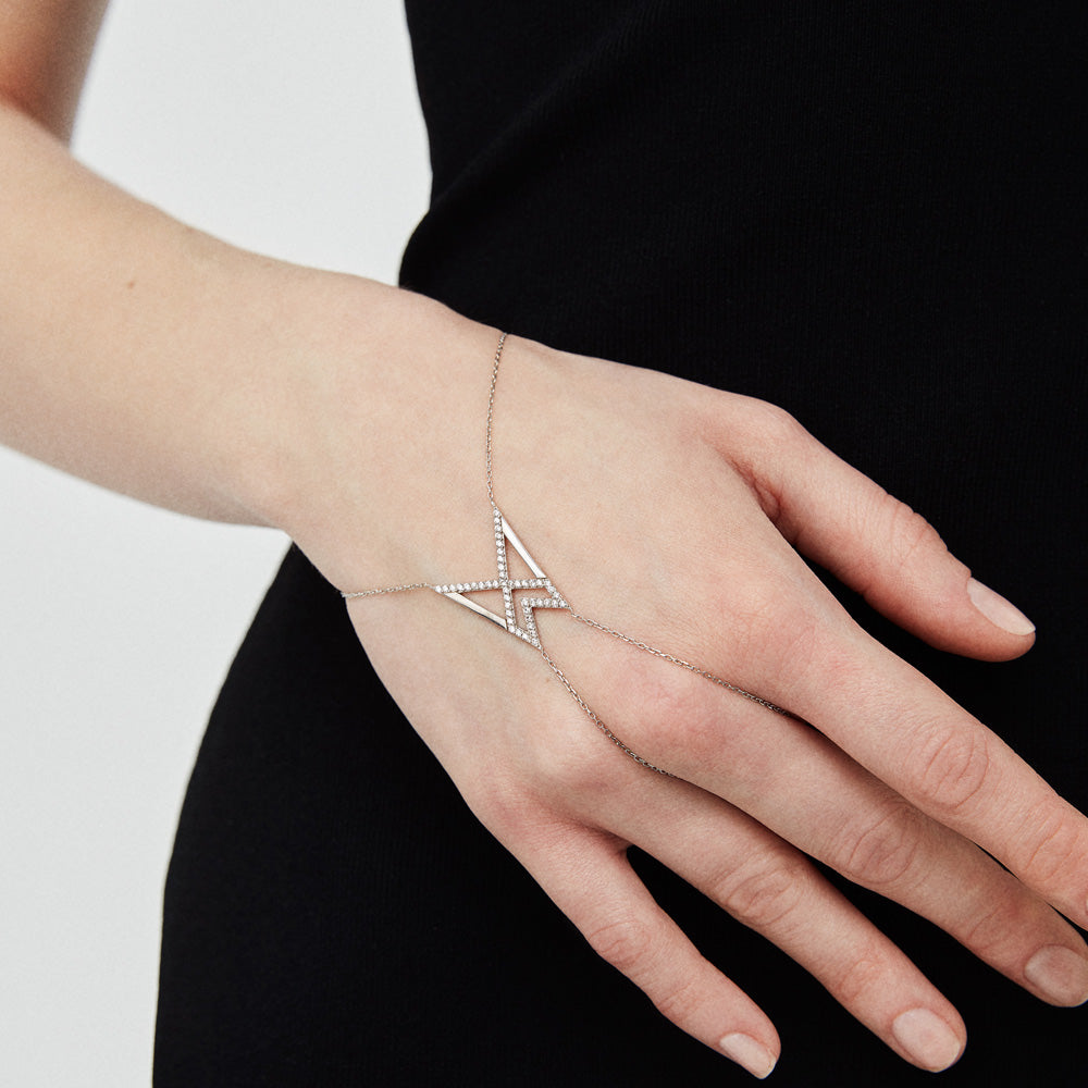 X Hand Bracelet