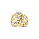 Anillo Liona de oro de 14k