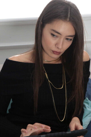 Üçlü Zincir Kolye