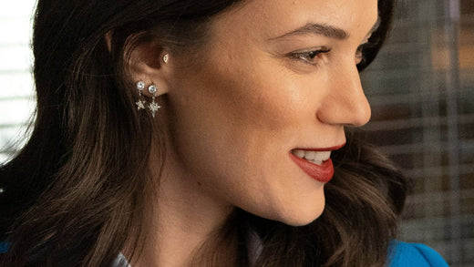 The Sparkle of the Sky: Triple Star Earrings