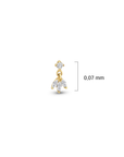 14K Gold Bellflower Piercing