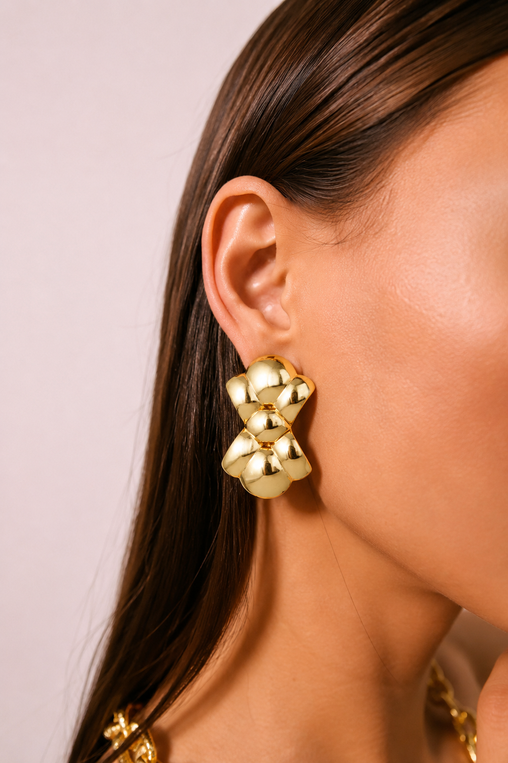 Bubble Bow Earring