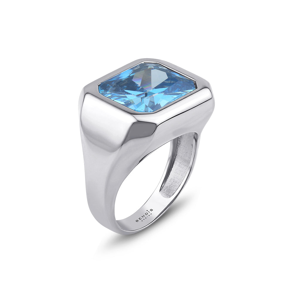 Mosaic Octagon Ring