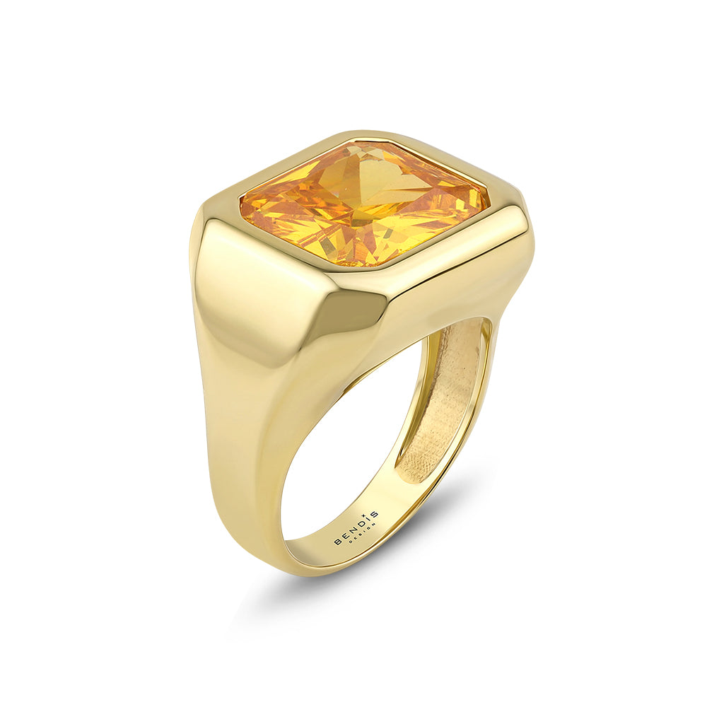Mosaic Octagon Ring