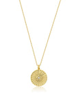 Starlight Diamond Medallion Necklace