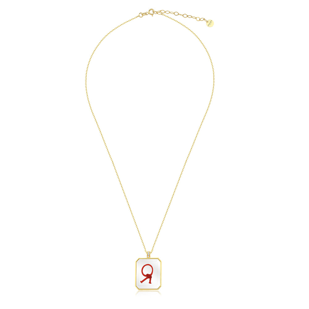 Collar Celine de oro de 14k