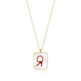 Collar The One I Love de oro de 14k
