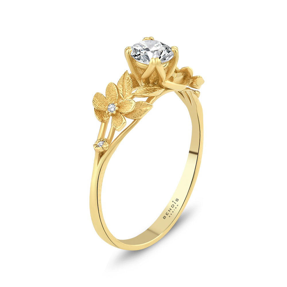 14K Gold Dicle Fairytale Ring