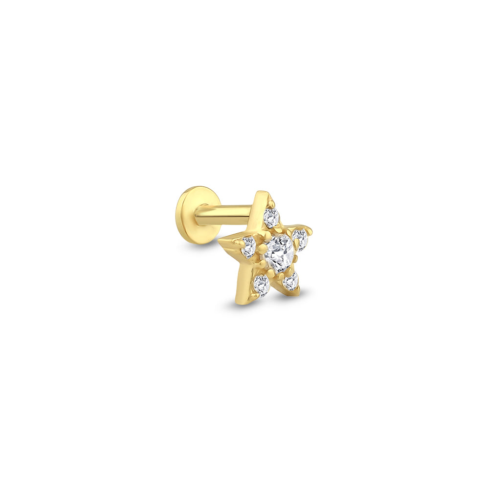 Piercing Wing de Oro 14K