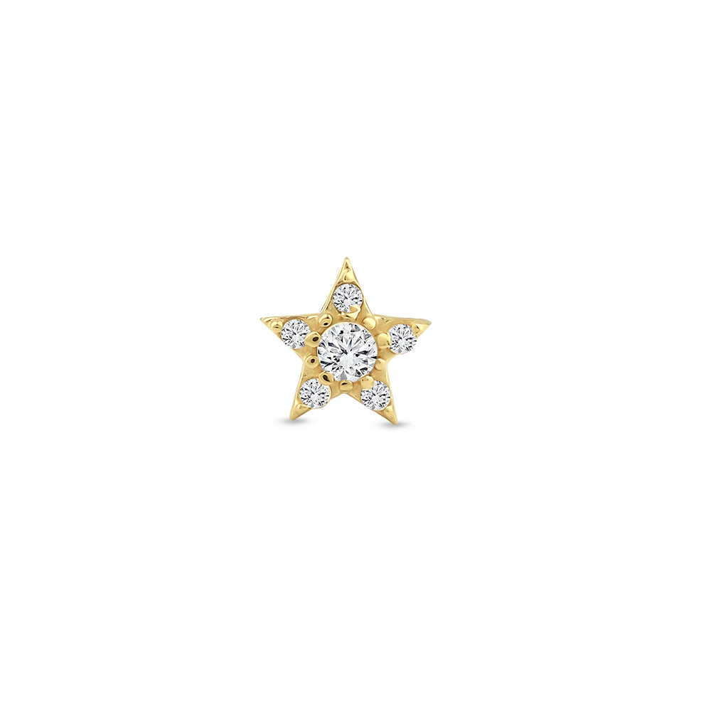 Piercing Wing de Oro 14K